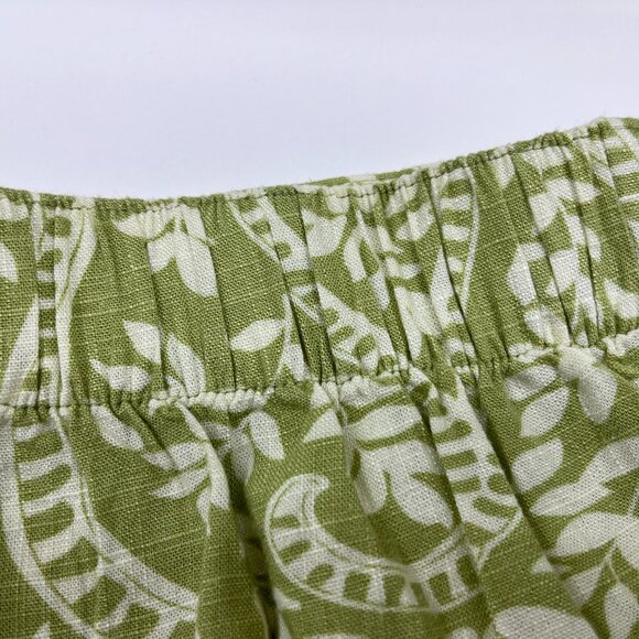 Industry Republic Green/White Magnified Paisley Shorts - Pull On - S/P - NWT - Picture 8 of 8